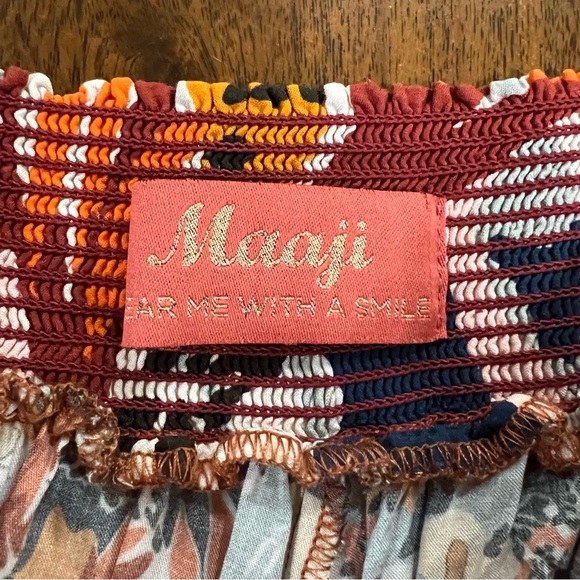 Maaji Compass Cay Floral Wide Leg Palazzo Pants Size Medium - Picture 5 of 8